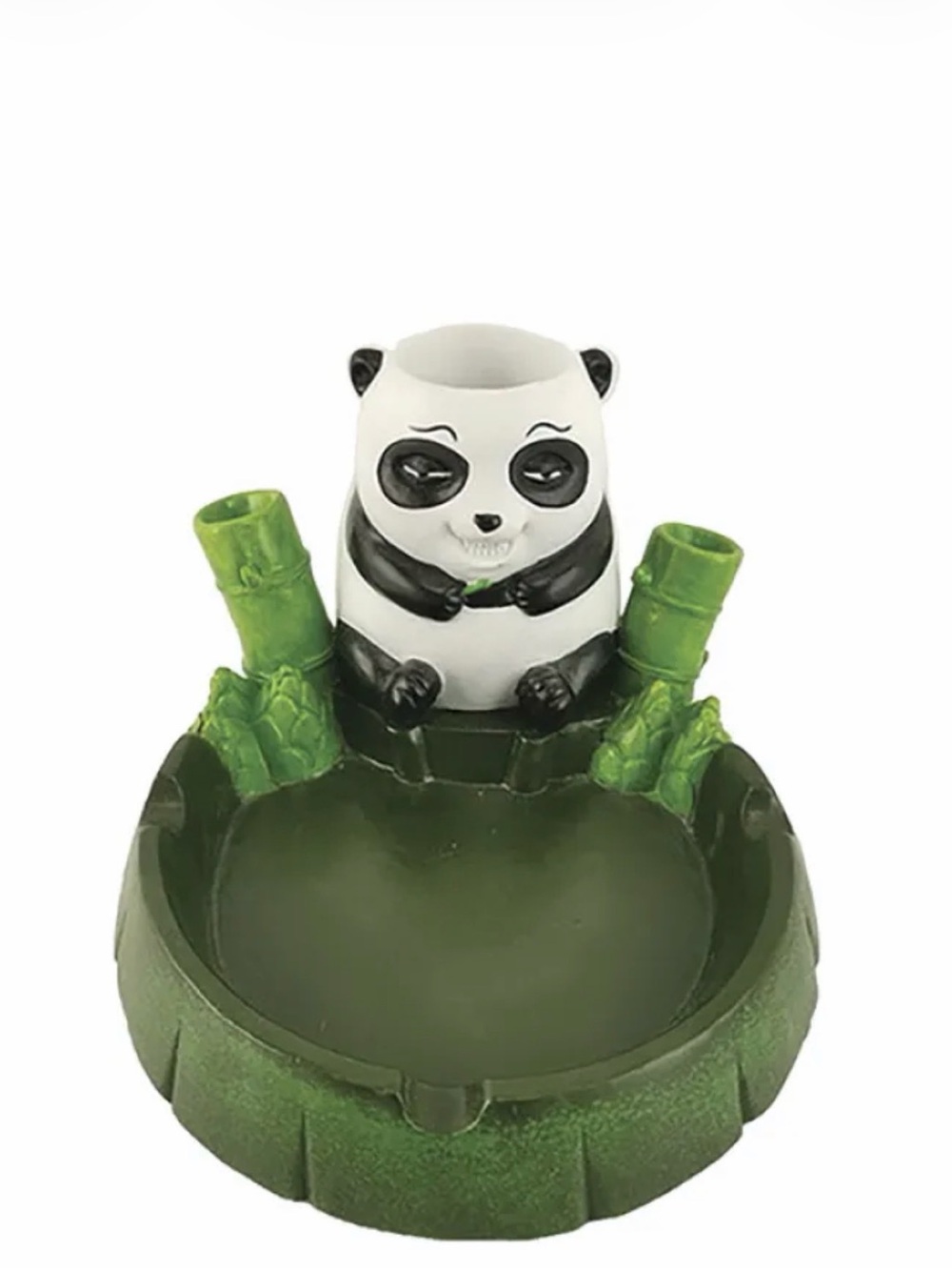 Fujima Panda Oasis Polystone Ashtray